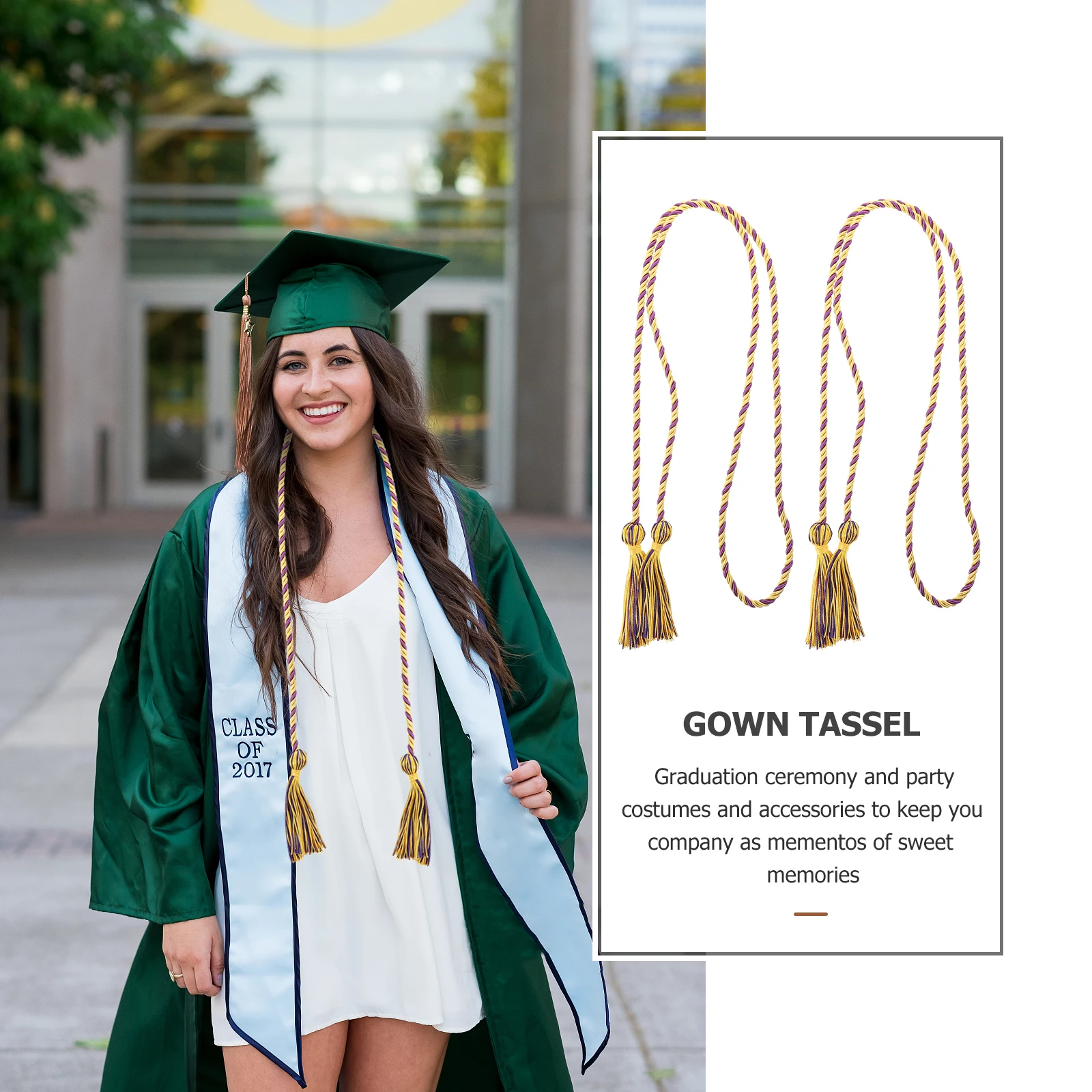 4 шт., школьные шнуры для выпускного бакалавра с кисточками и бахромой, полиэстер для мамы 
4 шт., школьные шнуры для выпускного бакалавра с кисточками и бахромой, полиэстер для мамы