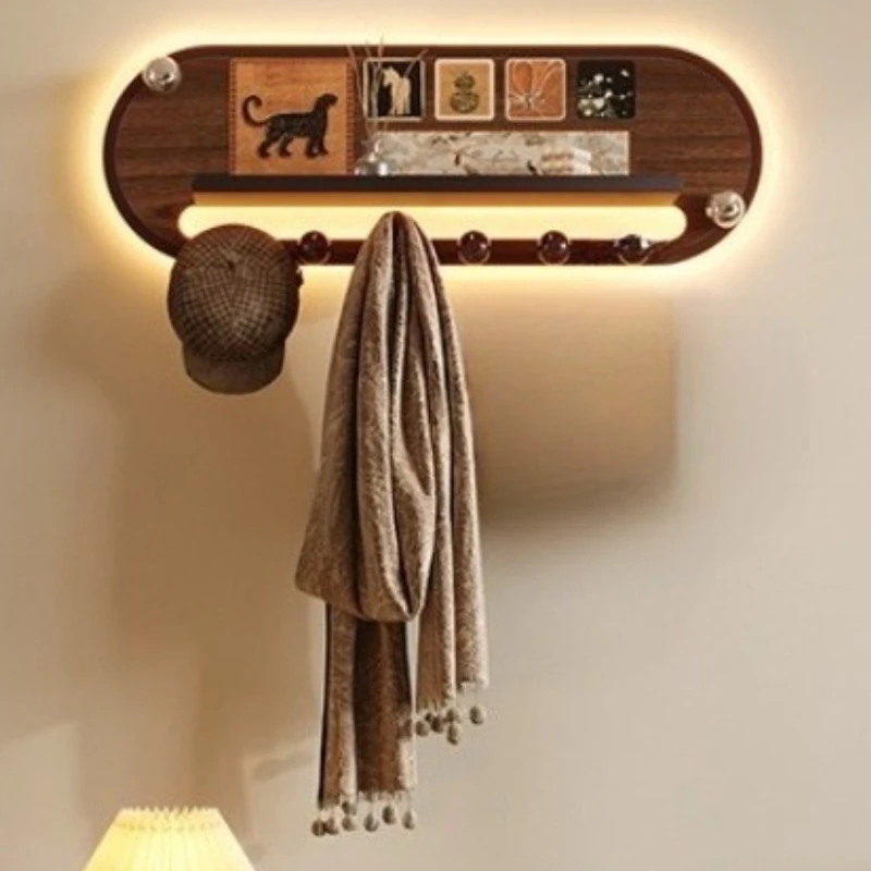 Industrial Key Holder Wall Mount Rustic Wooden Entryway Organizer with 6 Hooks Shelf Durable Coat Hanger for Apartment/Hotel
Industrial Key Holder Wall Mount Rustic Wooden Entryway Organizer with 6 Hooks Shelf Durable Coat Hanger for Apartment/Hotel