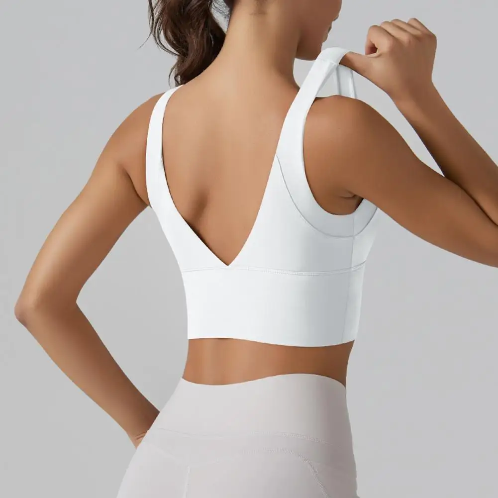 Moisture-wicking Fitness Bra Moisture-wicking Yoga Vest with Shockproof Bra Top V Back Design for Running Fitness Comfort
Moisture-wicking Fitness Bra Moisture-wicking Yoga Vest with Shockproof Bra Top V Back Design for Running Fitness Comfort