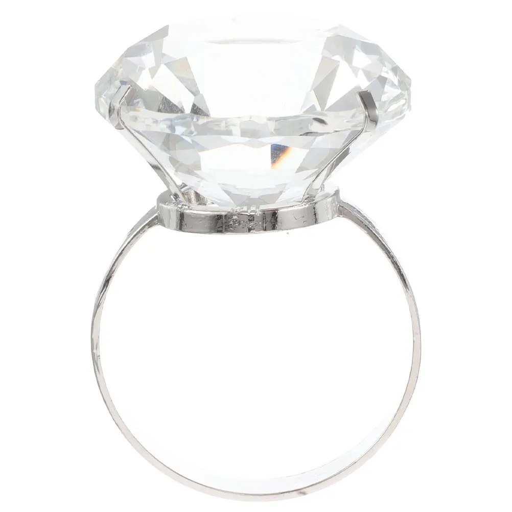 Big Diamond Ring Props Engagement Simulated Rings Fake for Women Slim Decorations Anniversary Party Glass Ornament Travel
Big Diamond Ring Props Engagement Simulated Rings Fake for Women Slim Decorations Anniversary Party Glass Ornament Travel