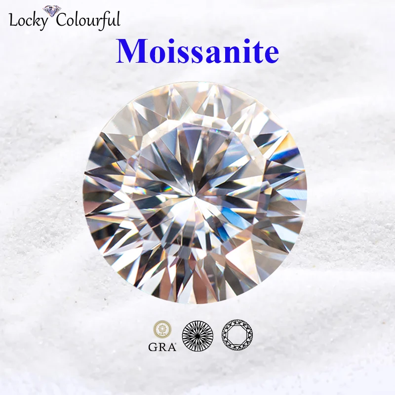 Moissanite Round Shape D Color VVS1 Sixteen Arrows Beads for Charms DIY Jewelry Making Necklace Materials with GRA Certificate
Moissanite Round Shape D Color VVS1 Sixteen Arrows Beads for Charms DIY Jewelry Making Necklace Materials with GRA Certificate
