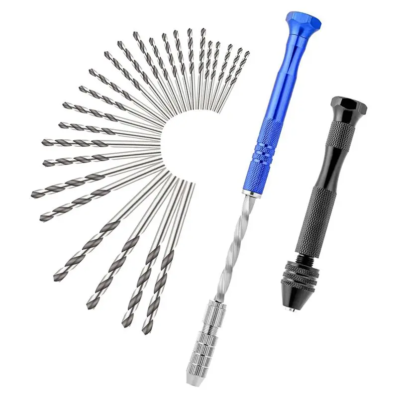 A21Q -Micro-Type Pin Vise And Twist Handdrill Rottery Tool With 25Pc 0.5-3 Mm Small Metal Manual Drill Bits For Resin Casting
A21Q -Micro-Type Pin Vise And Twist Handdrill Rottery Tool With 25Pc 0.5-3 Mm Small Metal Manual Drill Bits For Resin Casting
