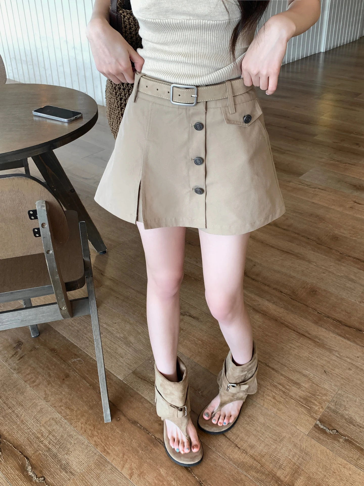 High Waist A-Line Skirt Women's Slim Fit Half-length Spring Design Casual Breathable Polyester Cotton Urban Commute
High Waist A-Line Skirt Women's Slim Fit Half-length Spring Design Casual Breathable Polyester Cotton Urban Commute
