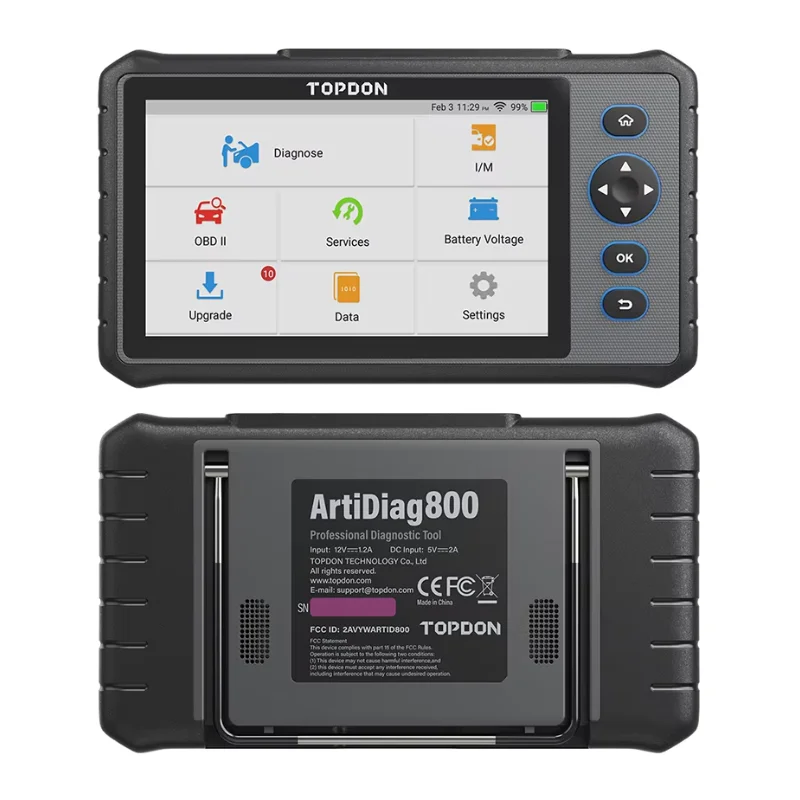 ArtiDiag800 Car 2 'Daignostic' Tool Reset Auto Diagnostic Scanner
ArtiDiag800 Car 2 'Daignostic' Tool Reset Auto Diagnostic Scanner