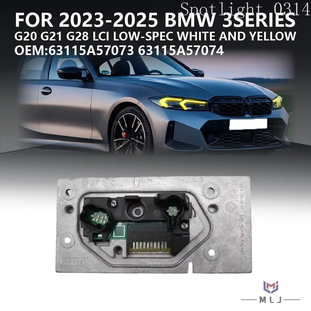 For BMW 3 Series G20 G21 G28 LCI Low-Spec 2023+ LED Headlihght 63115A57073 63115A57074 Angel Eye DRL Module Unit Car Accessories
For BMW 3 Series G20 G21 G28 LCI Low-Spec 2023+ LED Headlihght 63115A57073 63115A57074 Angel Eye DRL Module Unit Car Accessories