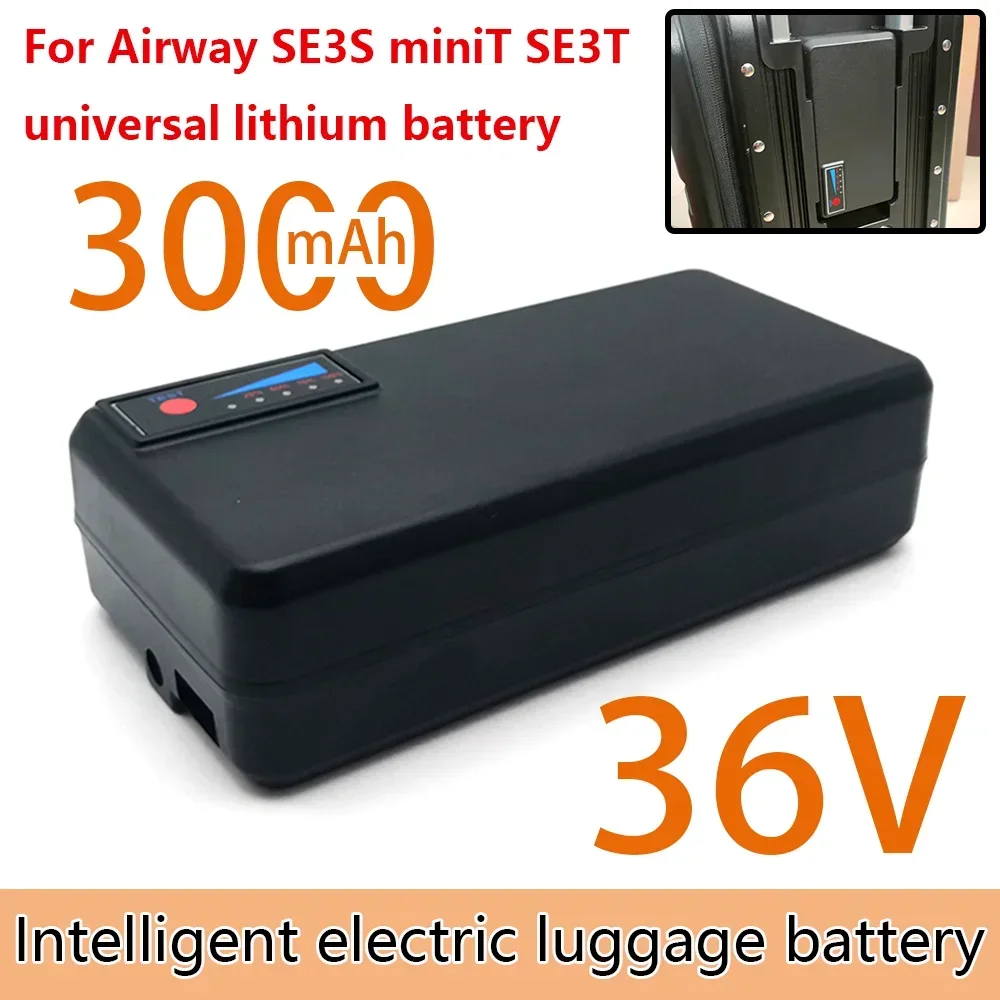 For aviation wheels, BEKE boarding case, Airway SE3S miniT SE3T luggage, lithium battery 36V electric luggage battery 3000mAh
For aviation wheels, BEKE boarding case, Airway SE3S miniT SE3T luggage, lithium battery 36V electric luggage battery 3000mAh
