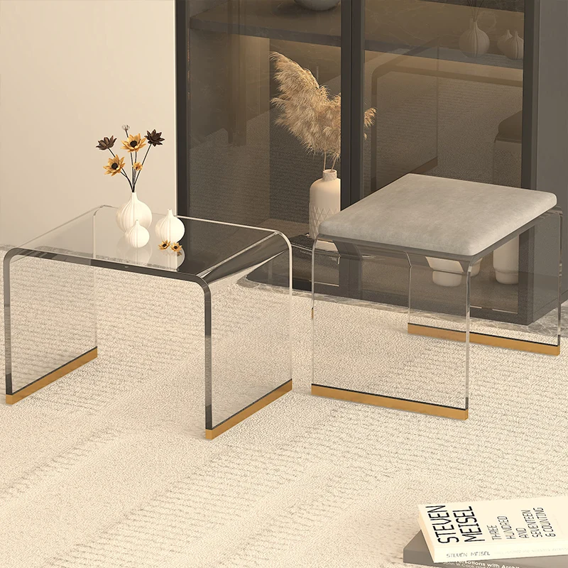 2025 Clear Acrylic Ottoman - Entryway Shoe Stool, Multifunctional Living Room Bench & Coffee Table, Minimalist Decor
2025 Clear Acrylic Ottoman - Entryway Shoe Stool, Multifunctional Living Room Bench & Coffee Table, Minimalist Decor