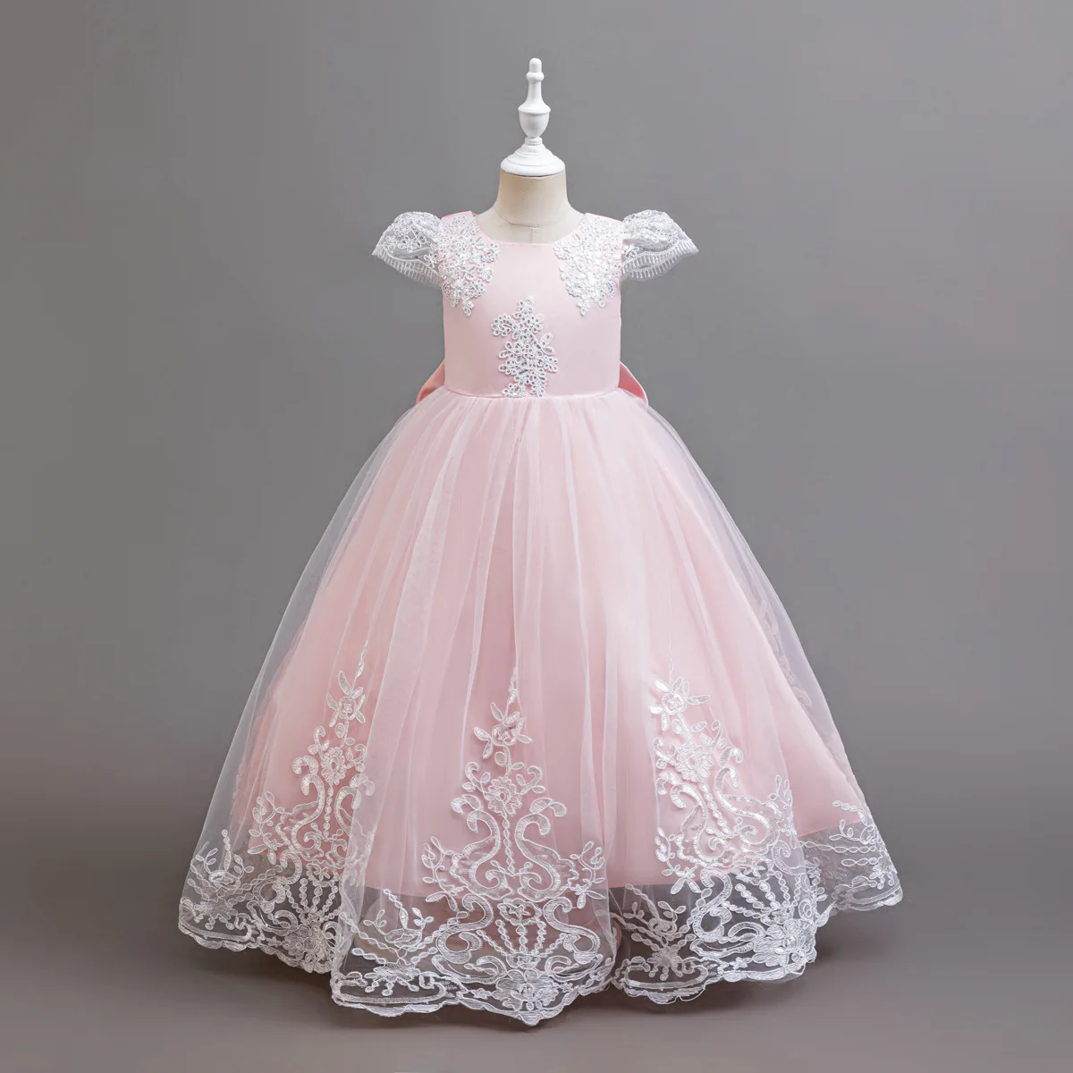 Fashion Lace Children Dresses For Girls Elegant Dresses Embroidery Mesh Wedding Dress Birthday Party Dress Kids Girl Long Dress
Fashion Lace Children Dresses For Girls Elegant Dresses Embroidery Mesh Wedding Dress Birthday Party Dress Kids Girl Long Dress