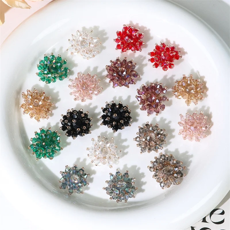 Wholesale 30pcs/lot color glass beads weave cartoon flowers shape handmade beads diy jewelry garment accessory
Wholesale 30pcs/lot color glass beads weave cartoon flowers shape handmade beads diy jewelry garment accessory