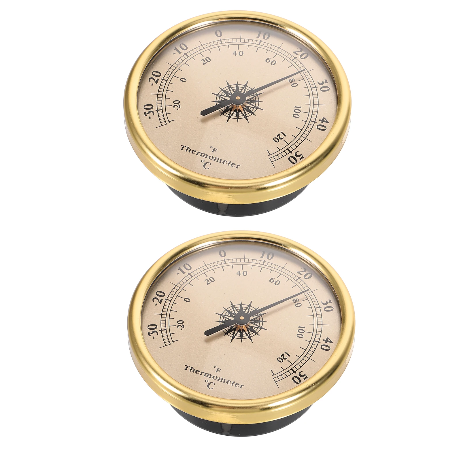 2Pcs Embedded Thermometer Round Metal Indoor Decorative Temperature Gauge Wall-Mounted Weather Dial for Kitchen Lab Living Space
2Pcs Embedded Thermometer Round Metal Indoor Decorative Temperature Gauge Wall-Mounted Weather Dial for Kitchen Lab Living Space