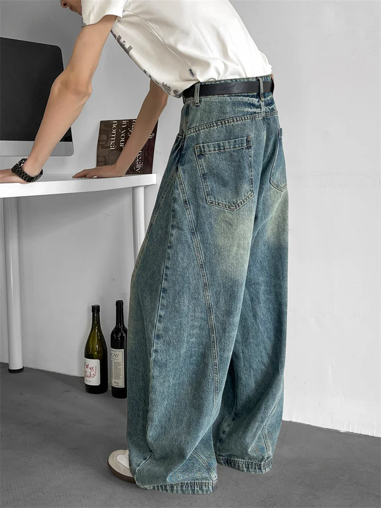 Cleanfit American Sle Wide Leg Knife Jeans Men's Trendy Loose Straight Leg Jeans Slimming Waed out Casual Jeans
Cleanfit American Sle Wide Leg Knife Jeans Men's Trendy Loose Straight Leg Jeans Slimming Waed out Casual Jeans