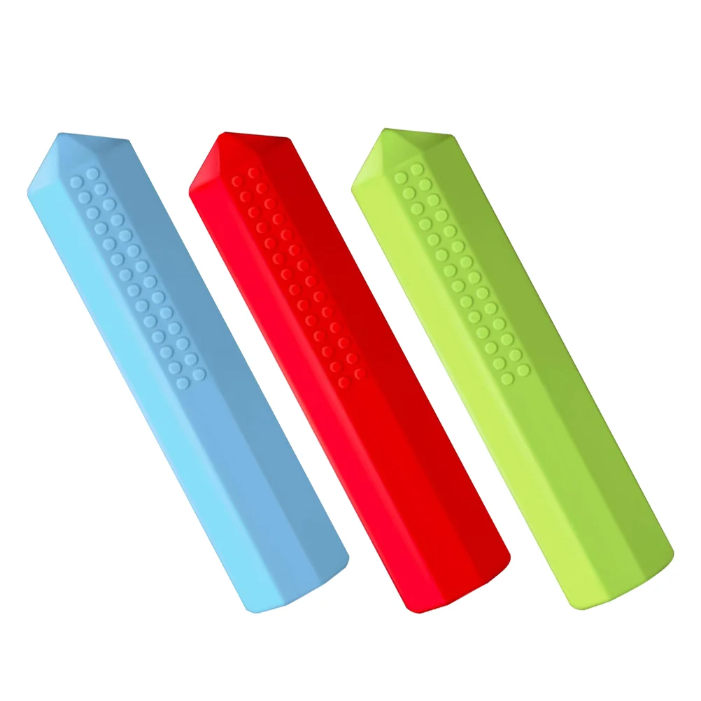 Pencil Cap Sensory Oral Motor Chew Aid Erasers Chewy Top Teaching for Special Children Silica Gel Silicone Topper
Pencil Cap Sensory Oral Motor Chew Aid Erasers Chewy Top Teaching for Special Children Silica Gel Silicone Topper