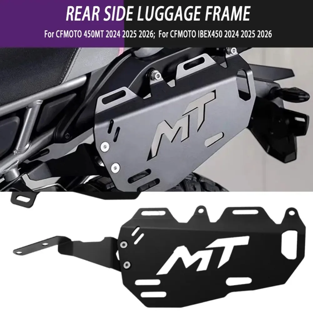 Motorcycle Accessories Storage Bags Rear Side Frame Luggage Carrier Bracket For CFMOTO 450MT IBEX450 2024 2025 2026 Motorcycle
Motorcycle Accessories Storage Bags Rear Side Frame Luggage Carrier Bracket For CFMOTO 450MT IBEX450 2024 2025 2026 Motorcycle