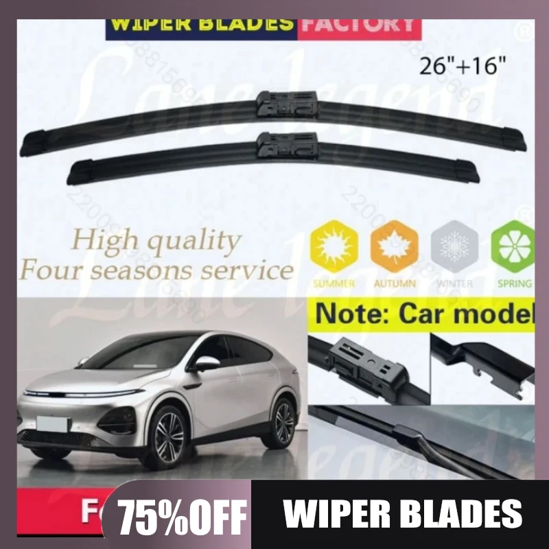 Suitable for Xpeng G6 wiper for Xpeng G6 2023-2025 26+16 wiper blades
Suitable for Xpeng G6 wiper for Xpeng G6 2023-2025 26+16 wiper blades