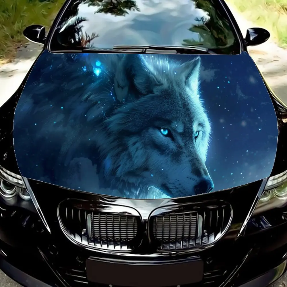 Blue Eyed Starry Sky Wolf Animal Car Hood Wrap Color Vinyl Sticker Truck Graphic Bonnet Auto Accessories Decoration Decal Gift
Blue Eyed Starry Sky Wolf Animal Car Hood Wrap Color Vinyl Sticker Truck Graphic Bonnet Auto Accessories Decoration Decal Gift
