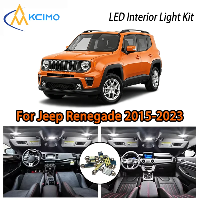 LED Glow For Jeep Renegade 2015-2023, White Ice Blue Two Colors Interior Lights Super Bright
LED Glow For Jeep Renegade 2015-2023, White Ice Blue Two Colors Interior Lights Super Bright