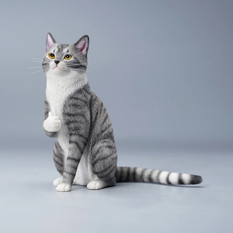 JXK 1/6 Scale Thumbs Up Cat Simulation Handmade Model Mini Peripheral Doll Small Ornament Statue Gift for 12" Action Figures
JXK 1/6 Scale Thumbs Up Cat Simulation Handmade Model Mini Peripheral Doll Small Ornament Statue Gift for 12" Action Figures