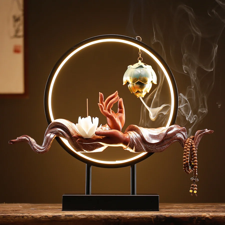 Decoration Incense Burner Ornament Vintage Porcelain Incense Burner Ceramic Lotus Oriental Hand Flower Chinese Encens Zen
Decoration Incense Burner Ornament Vintage Porcelain Incense Burner Ceramic Lotus Oriental Hand Flower Chinese Encens Zen