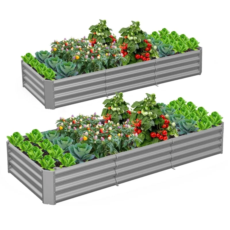8x3x1ft металлическая оцинкованная садовая кровать для овощей, цветов, коробка для цветов земли
8x3x1ft металлическая оцинкованная садовая кровать для овощей, цветов, коробка для цветов земли
