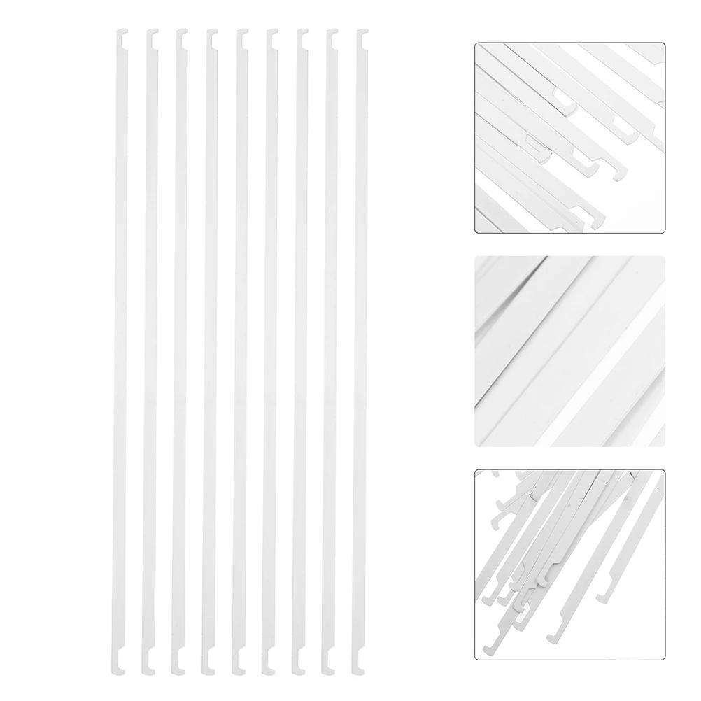 20 Pcs Office Accessories Hanging Strips with Hook File Holder Bars Clip Rod Clips Dividers White Folder
20 Pcs Office Accessories Hanging Strips with Hook File Holder Bars Clip Rod Clips Dividers White Folder