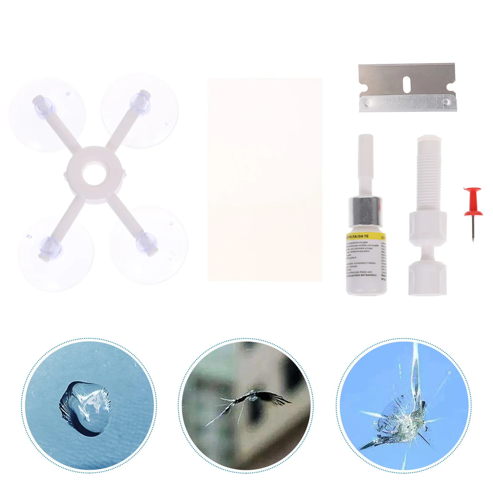 Windshield Repair Kit for Chips Cracks Car Glass Rubber Window Tool Auto Adhesive Sealant Long Restorer DIY
Windshield Repair Kit for Chips Cracks Car Glass Rubber Window Tool Auto Adhesive Sealant Long Restorer DIY