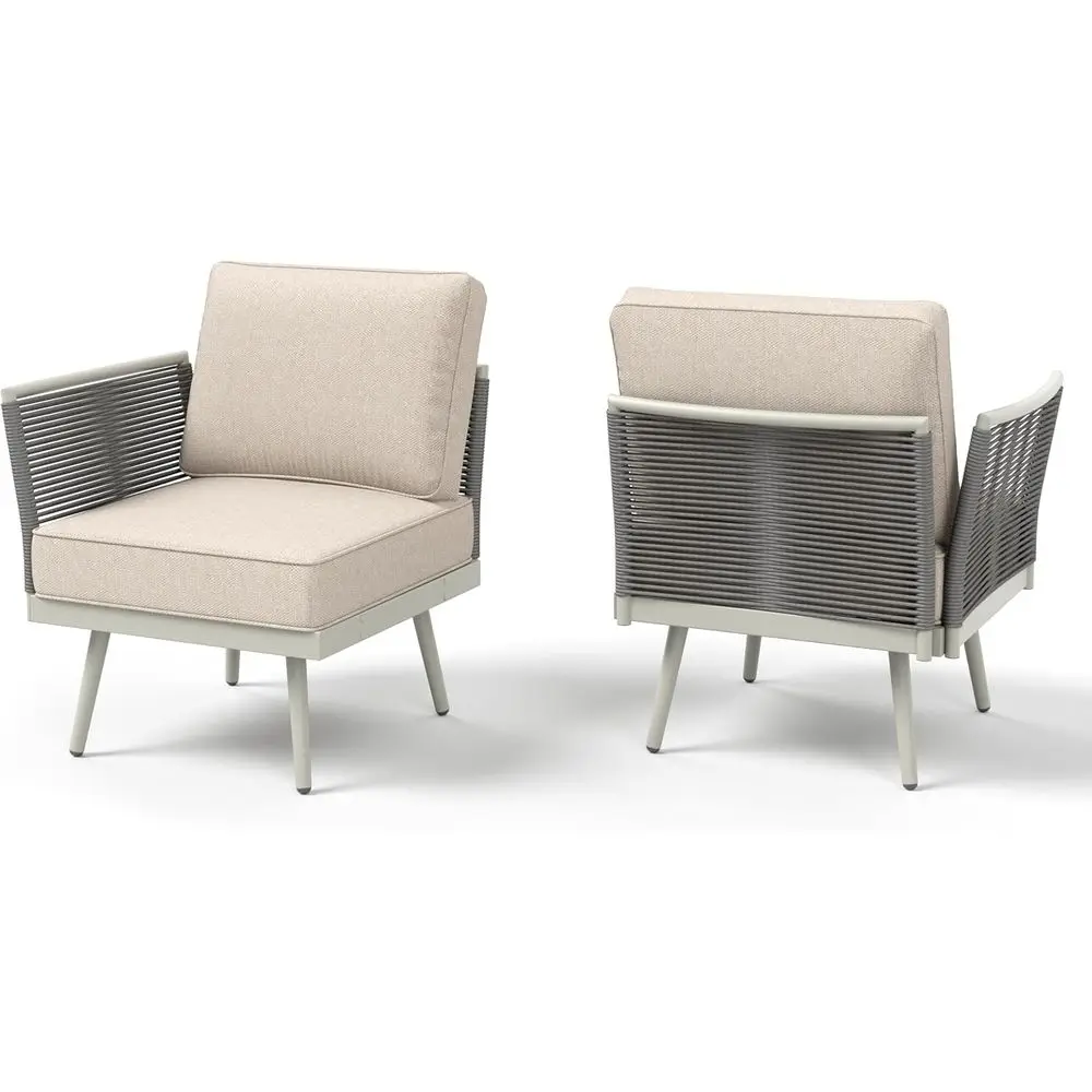 2-Seat Outdoor Patio Furniture Set with PE Rattan, Weather-Resistant Sofa and Olefin Cushions
2-Seat Outdoor Patio Furniture Set with PE Rattan, Weather-Resistant Sofa and Olefin Cushions