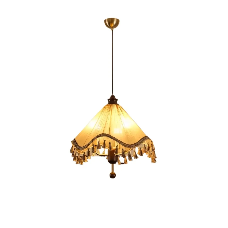 French medieval restaurant chandelier solid wood fringed study bar bedroom fabric lighting
French medieval restaurant chandelier solid wood fringed study bar bedroom fabric lighting