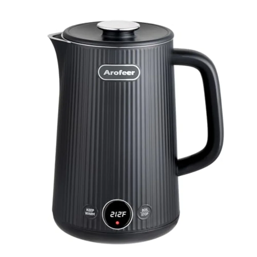 ® 1.7L 57oz Large Electric Kettle Temperature Control 7+Cups Electric Tea Kettle for CoffeeandTea 2 quarts Big Hot Water Kettle
® 1.7L 57oz Large Electric Kettle Temperature Control 7+Cups Electric Tea Kettle for CoffeeandTea 2 quarts Big Hot Water Kettle
