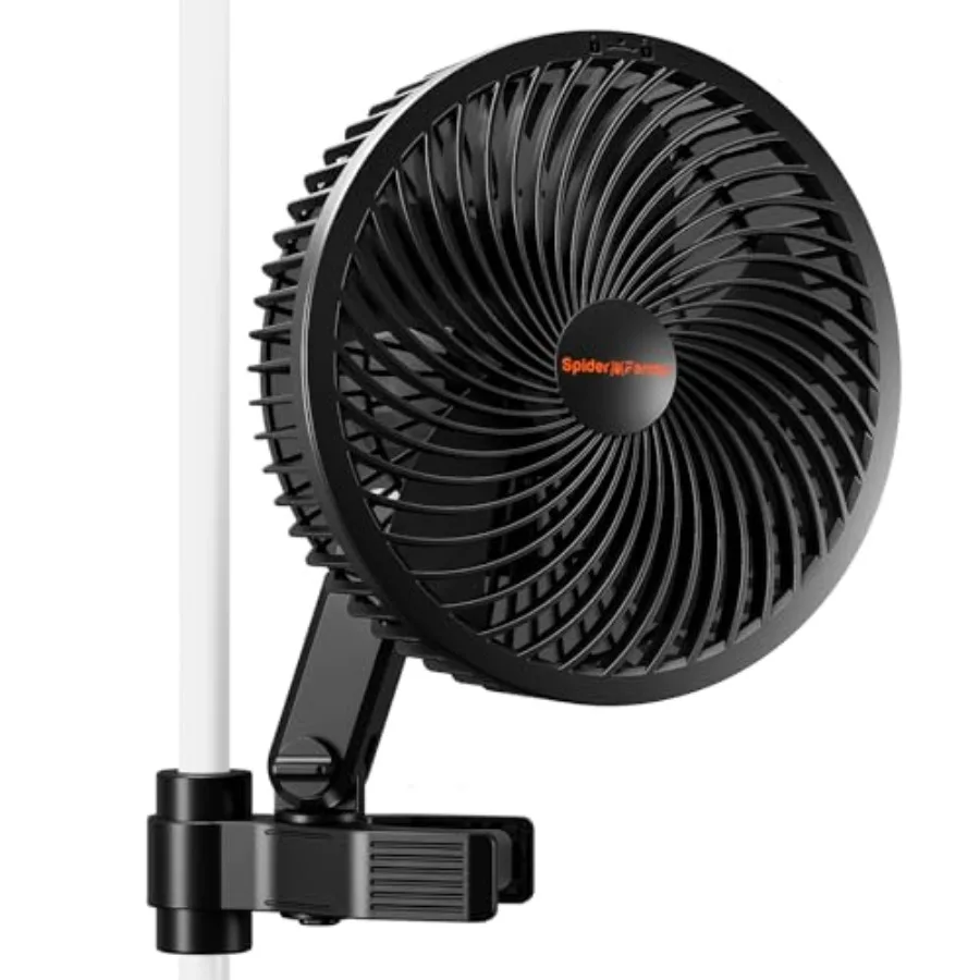 New Grow Tent Clip Fan 6" EC Motor Custom 10 Dynamic Wind Speeds and 10-Level Oscillation Weatherproof IP-54 Powerful Airflow b
New Grow Tent Clip Fan 6" EC Motor Custom 10 Dynamic Wind Speeds and 10-Level Oscillation Weatherproof IP-54 Powerful Airflow b