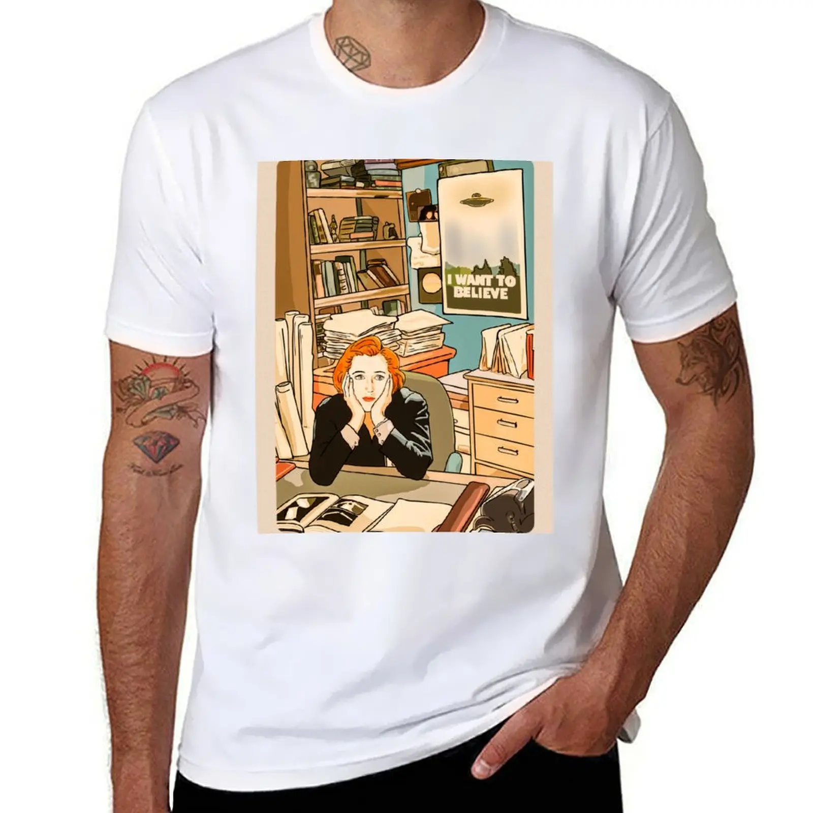 The skeptical Dana Scully in the Mulder s office The X Files T-Shirt anime tshirt T-Shirt
The skeptical Dana Scully in the Mulder s office The X Files T-Shirt anime tshirt T-Shirt