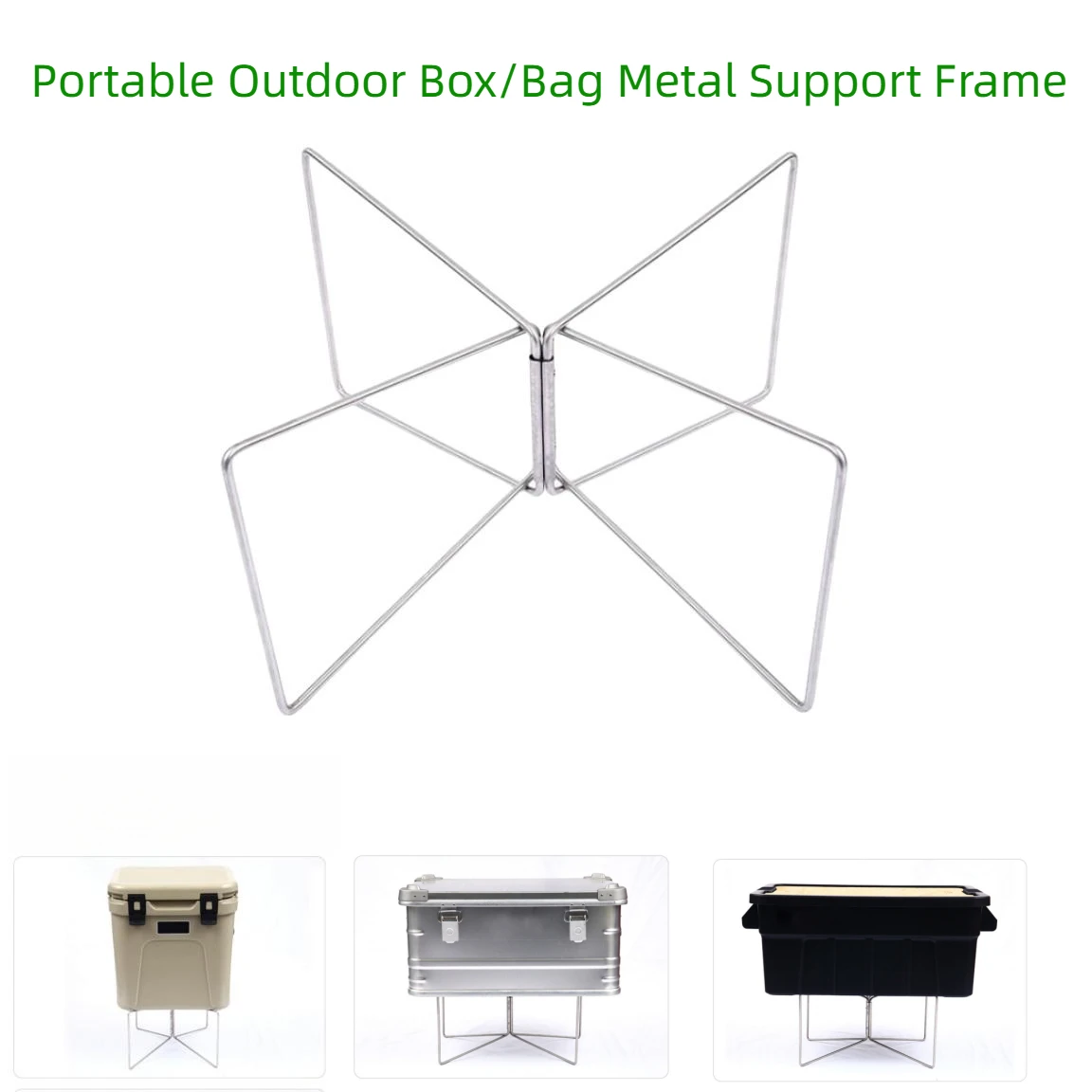 Portable Outdoor Camping Storage Box Garbage Bag Barbecue Holder Metal Support Frame Foldable Rack New
Portable Outdoor Camping Storage Box Garbage Bag Barbecue Holder Metal Support Frame Foldable Rack New