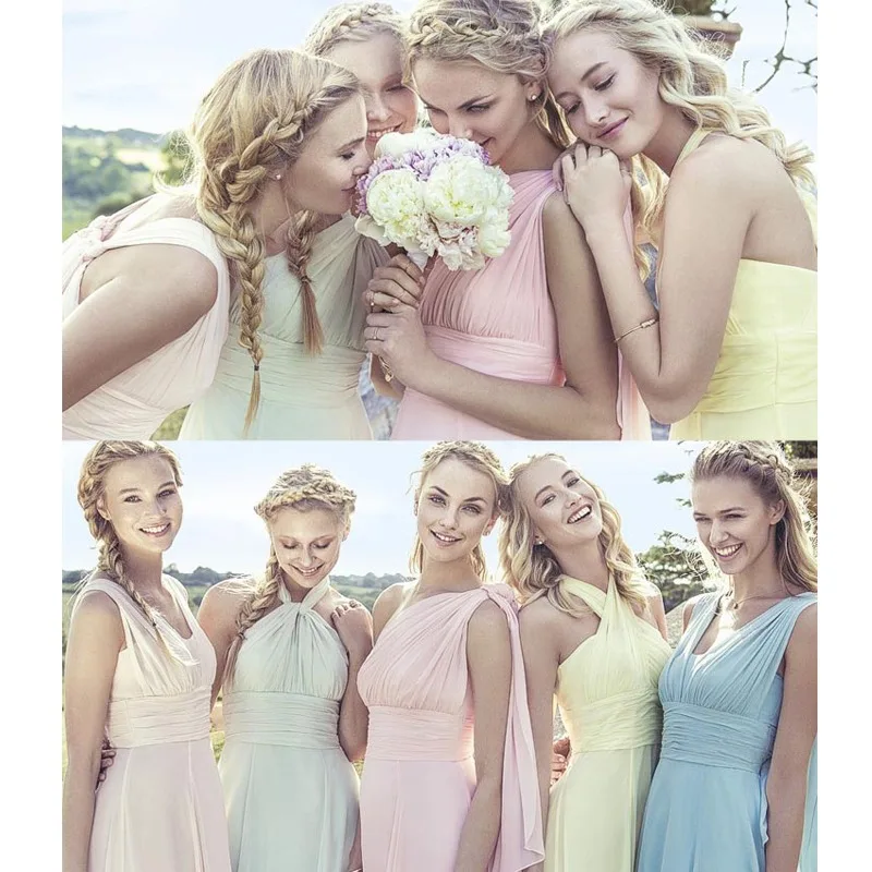 Customized DIY Shoulders Spaghetti Strap Chiffon Bridesmaid Dresses 2025 Hot Vestido Sweet Memory Wedding Party Prom Dresses
Customized DIY Shoulders Spaghetti Strap Chiffon Bridesmaid Dresses 2025 Hot Vestido Sweet Memory Wedding Party Prom Dresses