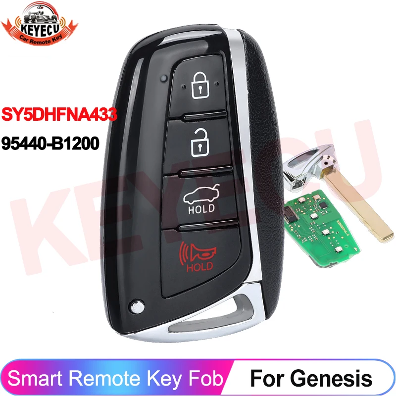 KEYECU для Hyundai Genesis 2015 2016 2017 433 МГц SY5DHFNA433, 4 кнопки, 95440-B1200 95440-B1210, бесключевой смарт-ключ, пульт дистанционного управления ID47
KEYECU для Hyundai Genesis 2015 2016 2017 433 МГц SY5DHFNA433, 4 кнопки, 95440-B1200 95440-B1210, бесключевой смарт-ключ, пульт дистанционного управления ID47