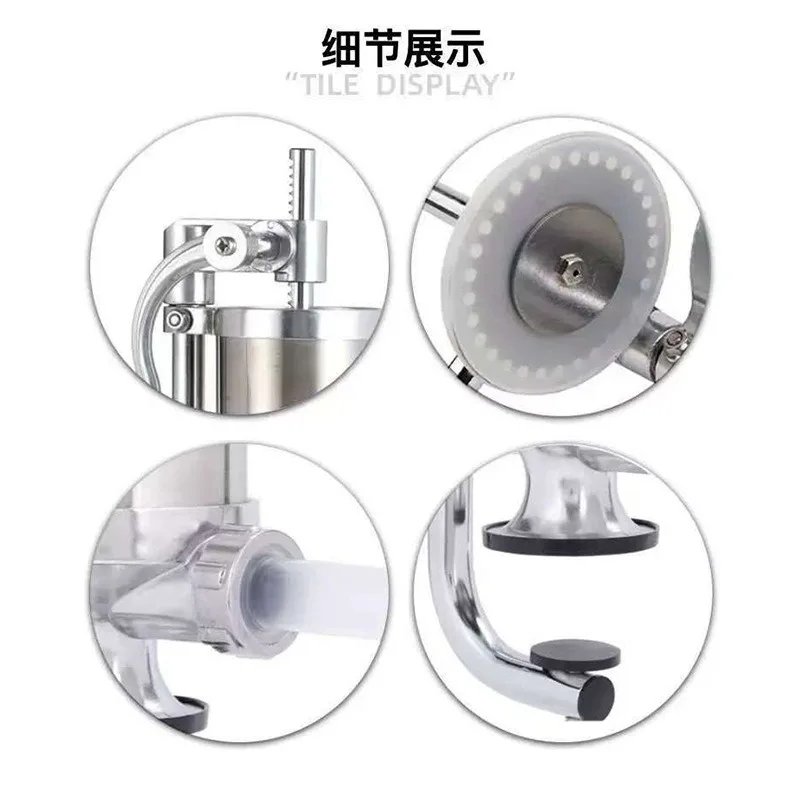 Commercial 3lb, Sausage Filler, Clamp Stainless Steel Sausage Filler Manual Sausage Filler
Commercial 3lb, Sausage Filler, Clamp Stainless Steel Sausage Filler Manual Sausage Filler