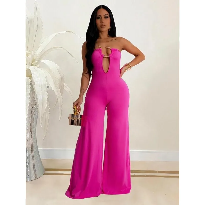 Fashionable Color Block Jumpsuit Women's Summer Suit Casual Comfortable One-Piece Dress Stylish Ensemble for Ladies
Fashionable Color Block Jumpsuit Women's Summer Suit Casual Comfortable One-Piece Dress Stylish Ensemble for Ladies