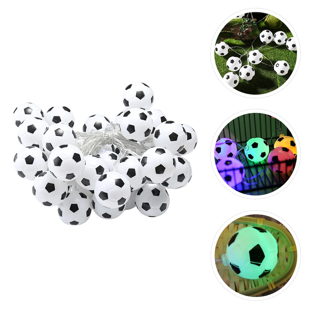 Football String Lights Office Decoration Decorative LED The Fence Garden Fairy Lamp Plastic Study
Football String Lights Office Decoration Decorative LED The Fence Garden Fairy Lamp Plastic Study