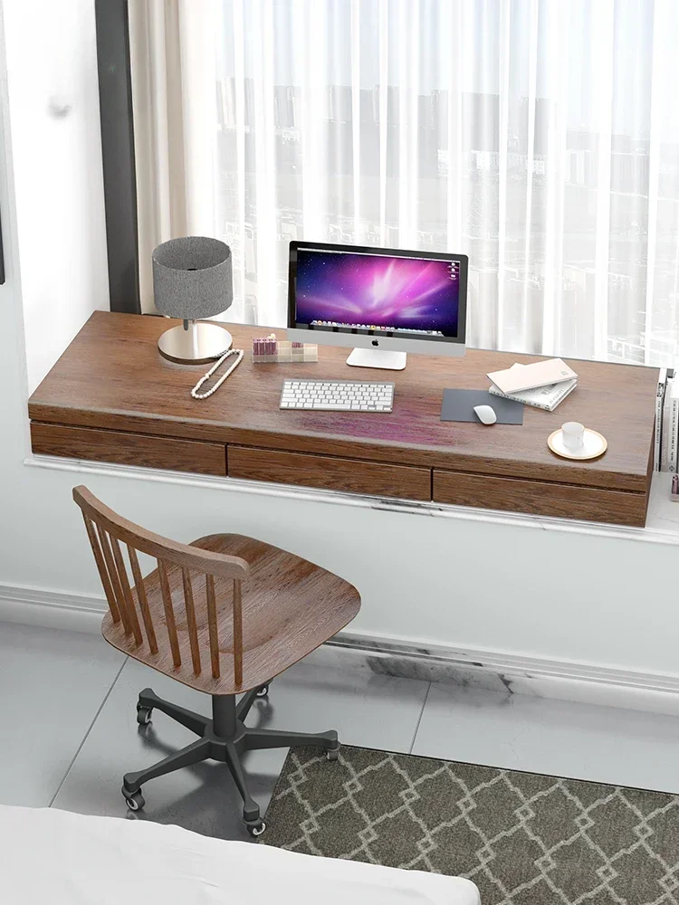 Solid Wood Bay Window Desk, Simple Modern Home Computer Desk, Oak Bedroom Windowsill, Writing Desk
Solid Wood Bay Window Desk, Simple Modern Home Computer Desk, Oak Bedroom Windowsill, Writing Desk