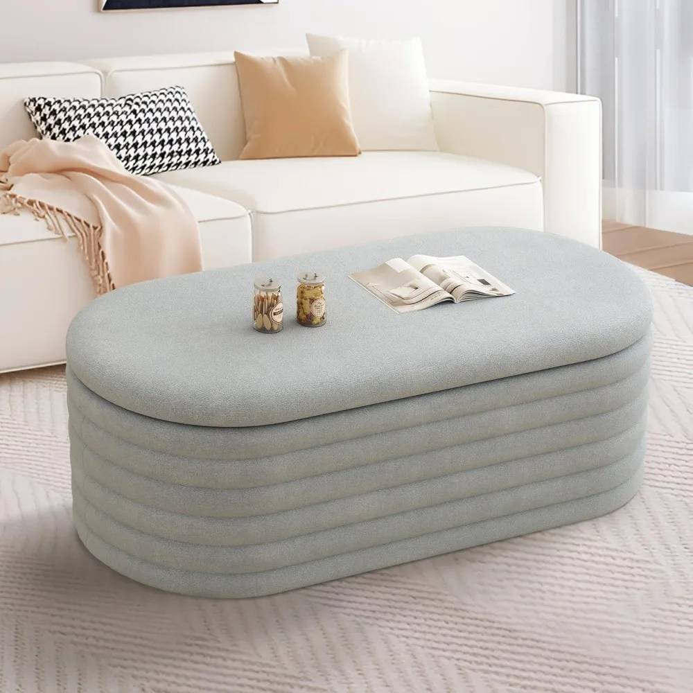 Storage Ottoman Bench with Safety Hinge, Upholstered Fabric Storage Bed for Bedroom, Living Room, Entryway, Closetnch End of Bed
Storage Ottoman Bench with Safety Hinge, Upholstered Fabric Storage Bed for Bedroom, Living Room, Entryway, Closetnch End of Bed