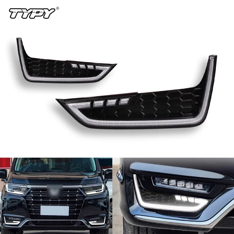 TYPY Car Driving Turn Signal Fog Lamps Auto Headlight Accessories DRL 12V LED Daytime Running Light For Honda Elysion 2022 2023
TYPY Car Driving Turn Signal Fog Lamps Auto Headlight Accessories DRL 12V LED Daytime Running Light For Honda Elysion 2022 2023