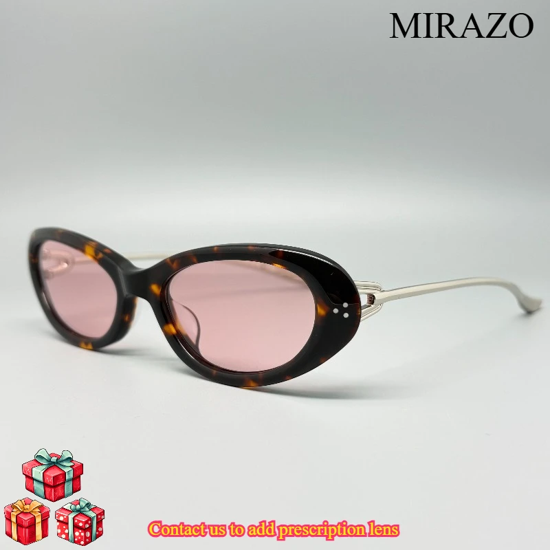 Korean New Ultralight GM Pink Sunglasses Beach Sun Glasses Fashionable Trendy Oval Acetate Frame Retro Prescription Shades Uv400
Korean New Ultralight GM Pink Sunglasses Beach Sun Glasses Fashionable Trendy Oval Acetate Frame Retro Prescription Shades Uv400