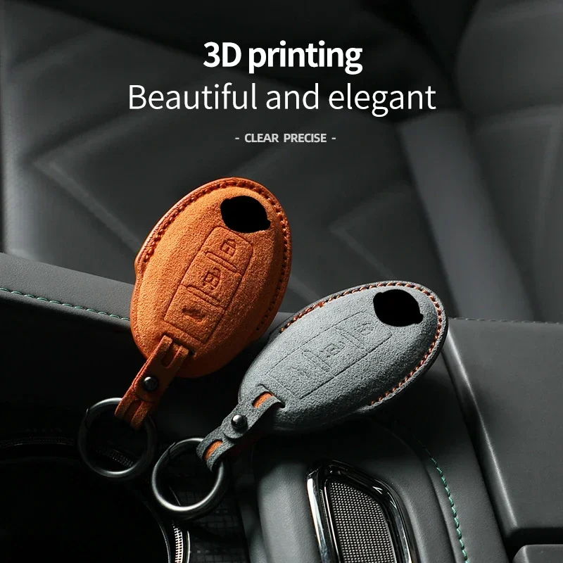 Alcantara Car Key Case Cover Shell For Nissan Xtrail X-Trail Rogue 2014 2015 2016 2017
Alcantara Car Key Case Cover Shell For Nissan Xtrail X-Trail Rogue 2014 2015 2016 2017