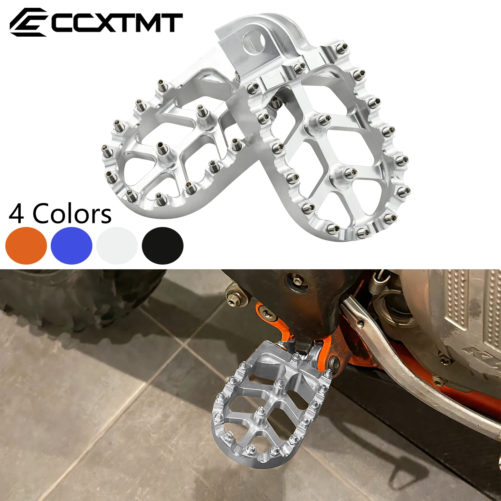 CNC Foot Pegs Footpeg For BETA RR 2T 4T 250 300 390 For KTM 690 ENDURO SMC R SX EXC XC 1290 ADV For HUSQVARNA 701 SM TC FX TE FE
CNC Foot Pegs Footpeg For BETA RR 2T 4T 250 300 390 For KTM 690 ENDURO SMC R SX EXC XC 1290 ADV For HUSQVARNA 701 SM TC FX TE FE