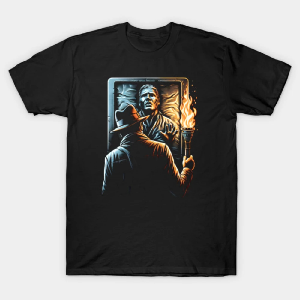 2026 Indiana Jones Frozen Friend Torch Art Cotton T-shirt for Men Women Classic Adventure Movie Fan Casual Daily Clothes
2026 Indiana Jones Frozen Friend Torch Art Cotton T-shirt for Men Women Classic Adventure Movie Fan Casual Daily Clothes