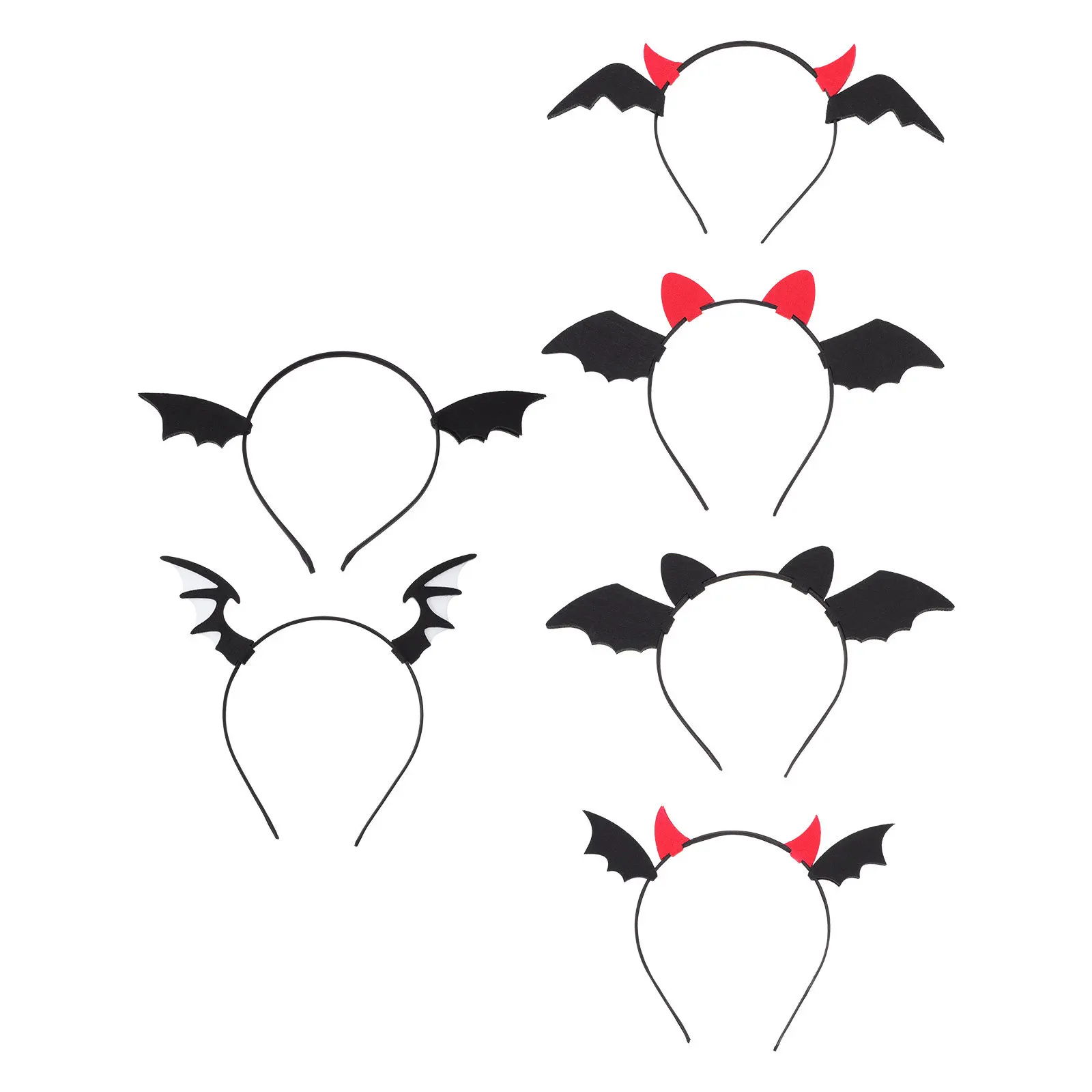 6 шт., повязки на голову с крыльями дьявола на Хэллоуин, прочные легкие обручи для волос для карнавального костюма, вечерние, фестивальные повязки для волос на Хэллоуин 
6 шт., повязки на голову с крыльями дьявола на Хэллоуин, прочные легкие обручи для волос для карнавального костюма, вечерние, фестивальные повязки для волос на Хэллоуин