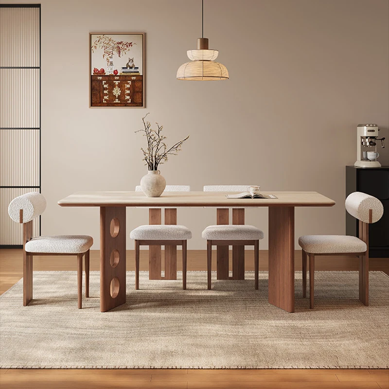 Modern Compact Dining Table Luxury Makeup Aesthetic Designer Dining Table Nordic Center Regale Designer Muebles Room Furniture
Modern Compact Dining Table Luxury Makeup Aesthetic Designer Dining Table Nordic Center Regale Designer Muebles Room Furniture