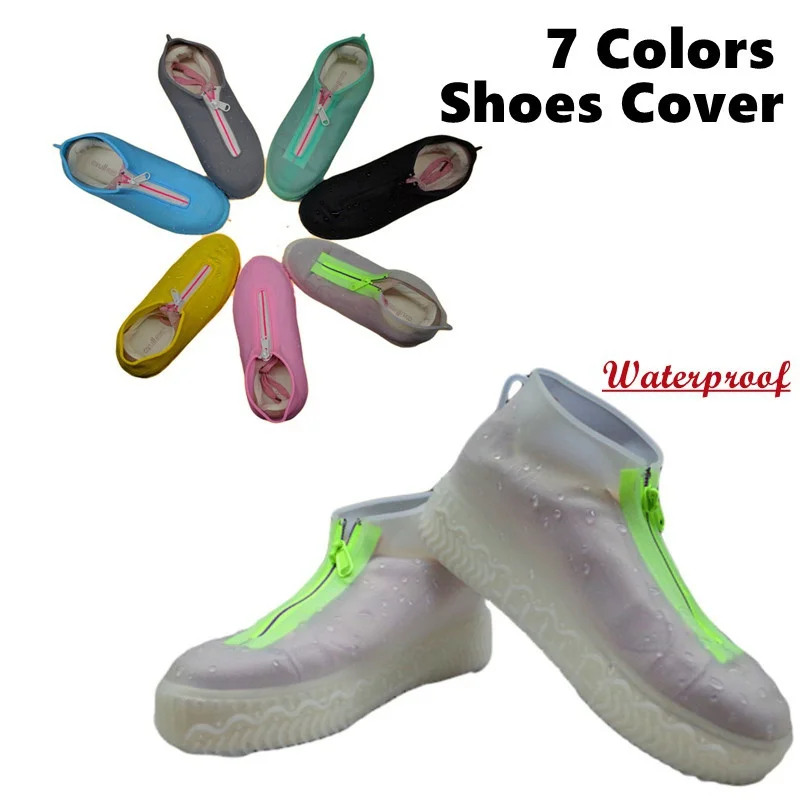 New Zipper Rubber Waterproof Shoes Cover Rain/snow Non-slip Thick Durable-wear Rain Boots Shoe Cover for Adult Children
New Zipper Rubber Waterproof Shoes Cover Rain/snow Non-slip Thick Durable-wear Rain Boots Shoe Cover for Adult Children