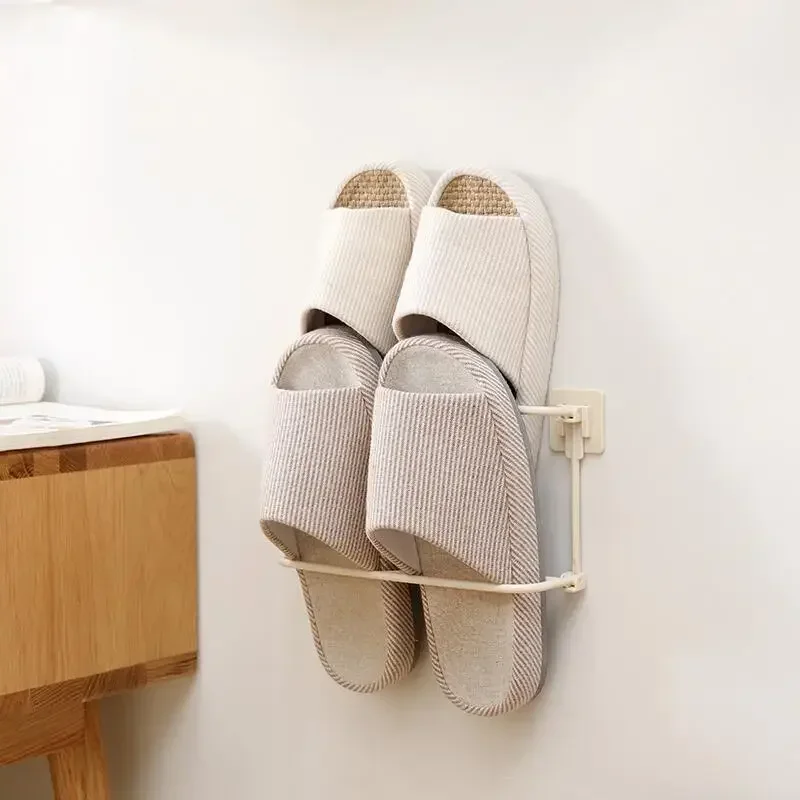 1pcs Wall Mounted Shoe Rack Plastic Slippers Drain Storage Rack Shelf Shoe Hanging Holder Household Bathroom Organizer
1pcs Wall Mounted Shoe Rack Plastic Slippers Drain Storage Rack Shelf Shoe Hanging Holder Household Bathroom Organizer