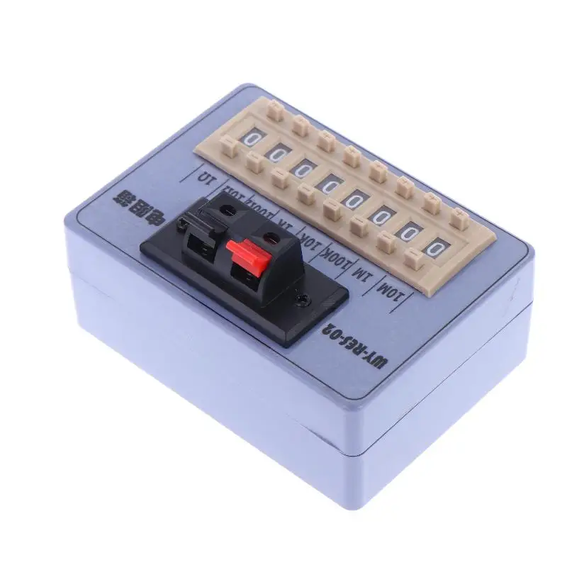 WY-RES-01 Resistance Box Pocket Resistance Box, Dial Programming Resistance Box For Electrical Equipment Tool Accessory
WY-RES-01 Resistance Box Pocket Resistance Box, Dial Programming Resistance Box For Electrical Equipment Tool Accessory