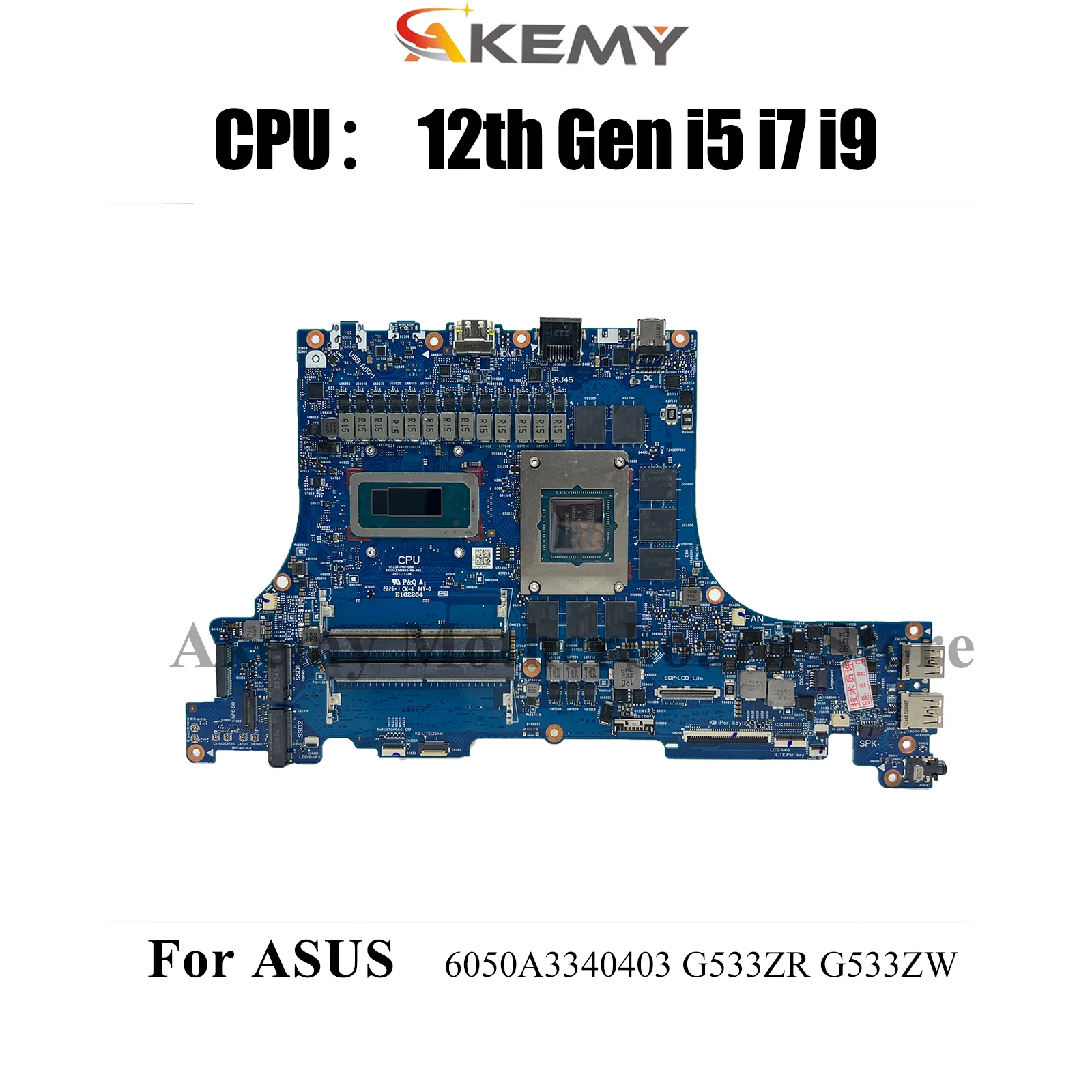 6050A3340403 Laptop Motherboard For ASUS ROG Strix SCAR 15 G533ZM G533ZR G533ZW G533Z Mainboard With 12th Gen i5 i7 i9 tests OK
6050A3340403 Laptop Motherboard For ASUS ROG Strix SCAR 15 G533ZM G533ZR G533ZW G533Z Mainboard With 12th Gen i5 i7 i9 tests OK