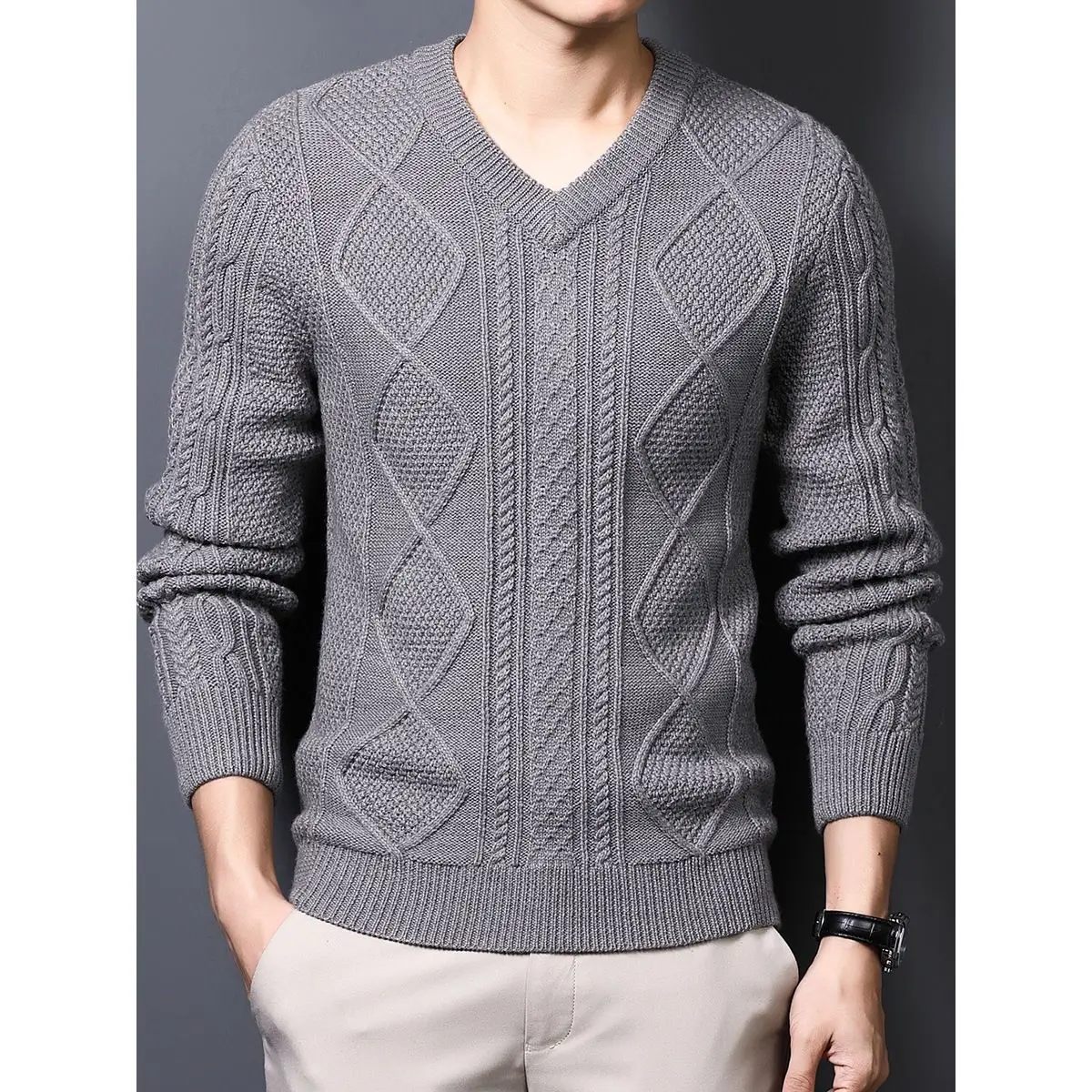 2023 New Brand Men's Sweater V Neck Solid Color Winter Classical Style Pullovers Warm Mens Fashion Loose Sweater Tops D76
2023 New Brand Men's Sweater V Neck Solid Color Winter Classical Style Pullovers Warm Mens Fashion Loose Sweater Tops D76